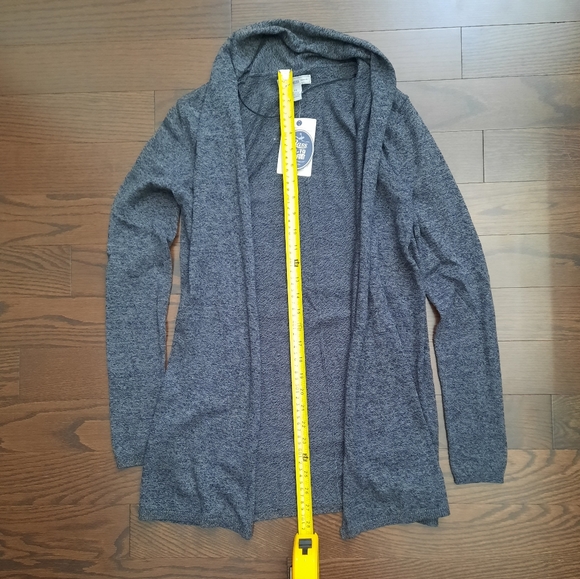 NWT G. H. Bass & Co. Grey Cardigan XS - Picture 6 of 8